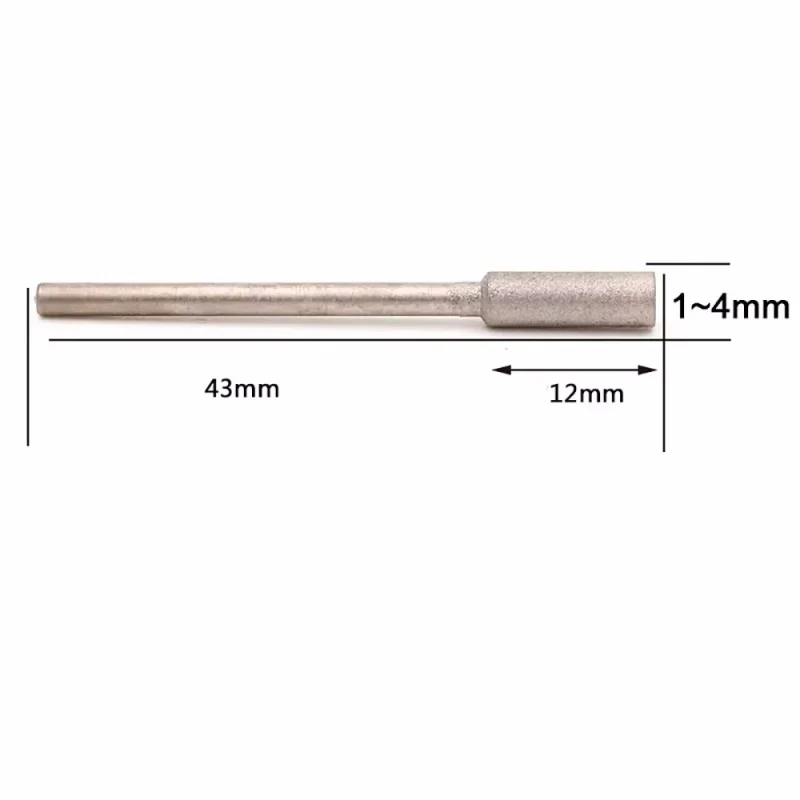 600/1200 Grit Grinding 1~4mm Cylindrical Flat Polishing Grinding Polishing Wheel For Rotary Tools
