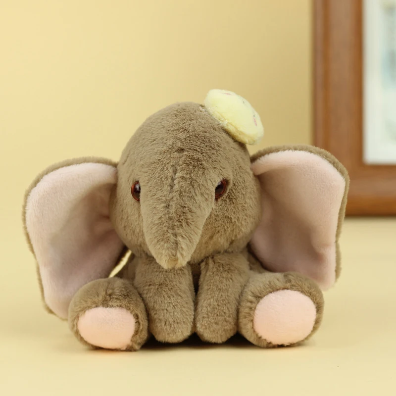 Cartoon Ins Elefante Ciondolo Peluche Carino Grandi Orecchie Bambola Portachiavi Auto Ornamento Borsa Ciondolo Regalo