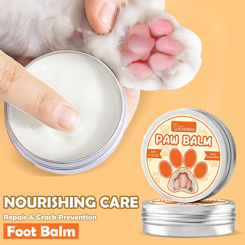 Pet Paw Care Balm Cat Caring Protection Wax Dog Foot Moisturizer Dry Cracked Paws Repair Household Grooming Pet Products