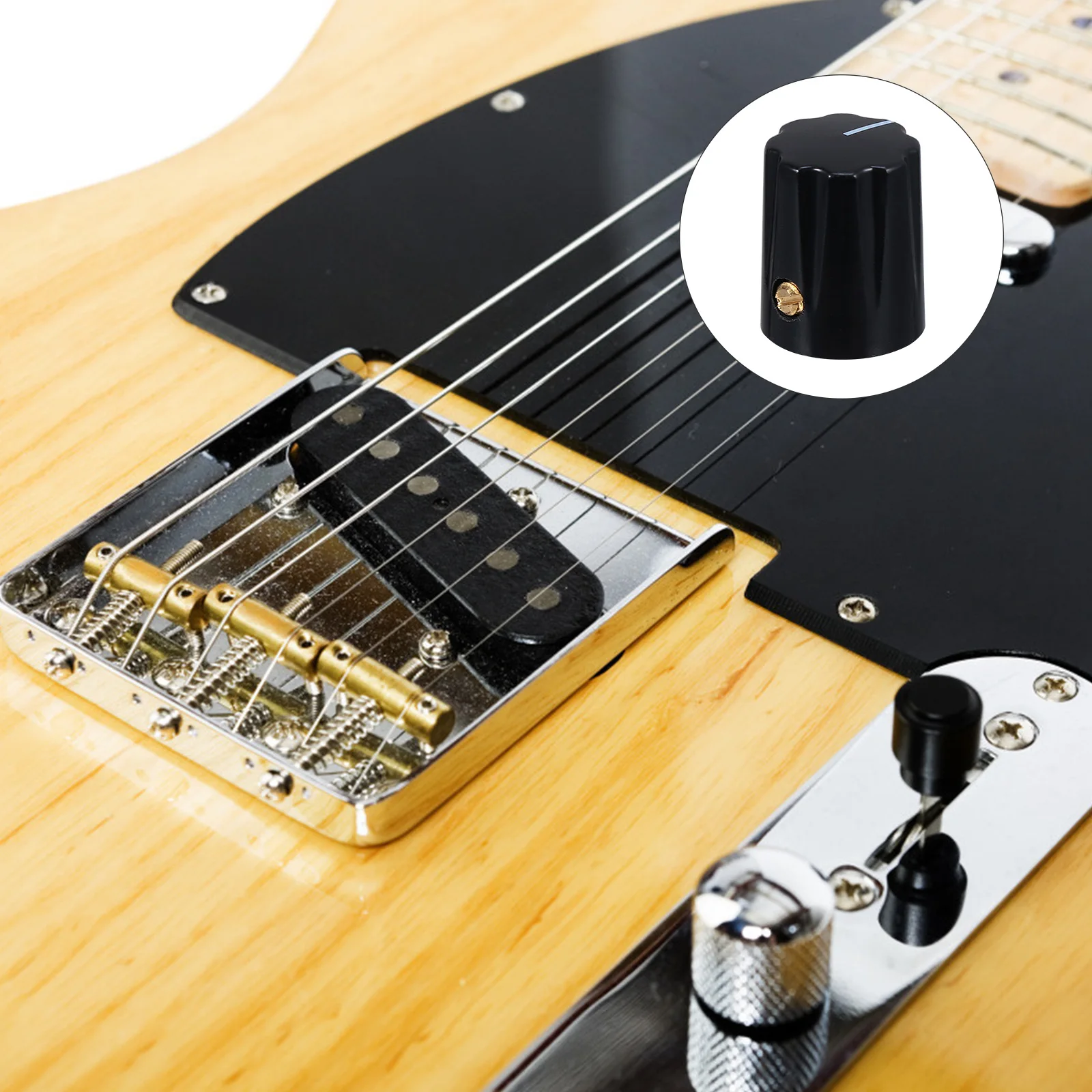 

Electric Guitar Effect Knob Potentiometer Knobs Pegs for Control Tone Volume Bass