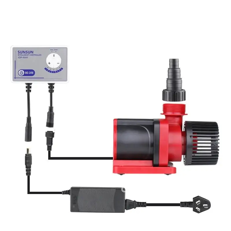 SUNSUN inverter circulating water pump JDP-3500 6000 10000 18000 safety DC 24V adjustable flow submersible pump pumping machine