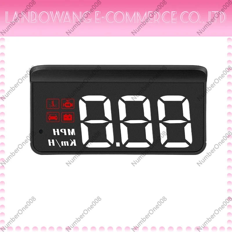 

Car HUD Head Up Display, OBD2 GPS Speedometer Windshield Projector, OverSpeed Alarm Digital Dashboard