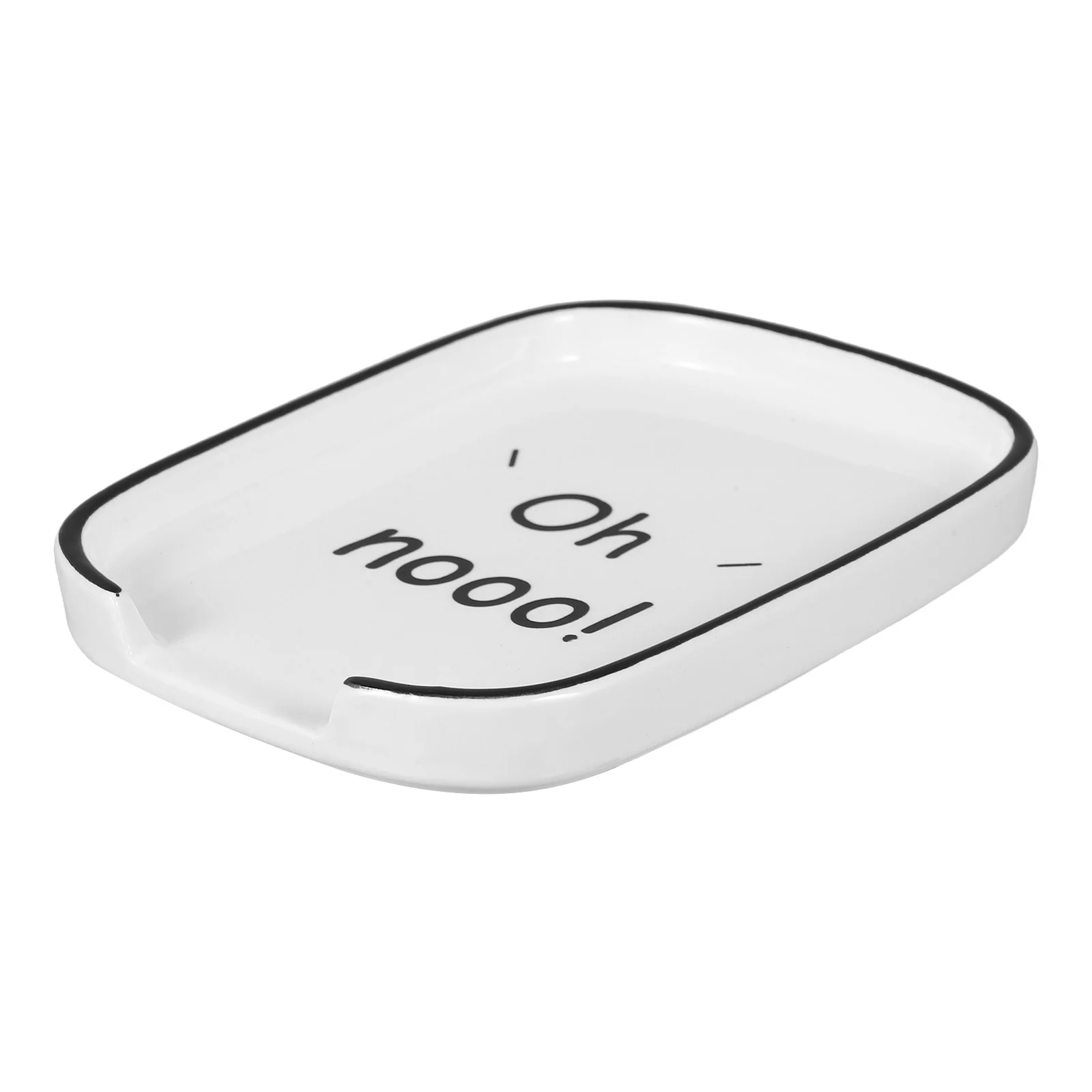 

Ceramic Spoon Rest Cute Unique Spoon Holder Kitchen Counter Decorative Porcelain Utensil Rest Home Accessories