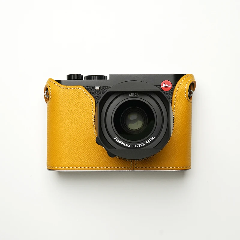 Mr. Steen Voor Leica Q3 Camera Case Beschermhoes Camera Bodysuit Camera Handgemaakt Stijl Leer Met Handpalm Echt Leathe Tas