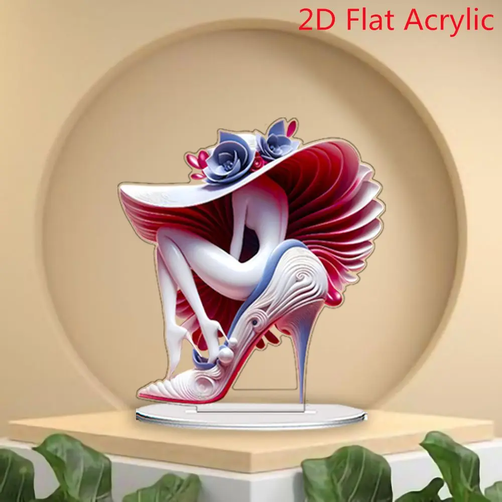 Beautiful women high heels home living room tabletop ornaments senior gifts