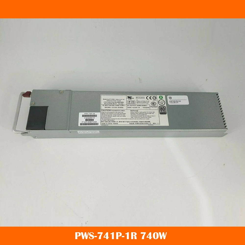 Fully Tested Server Power Supply PWS-741P-1R 740W 1U