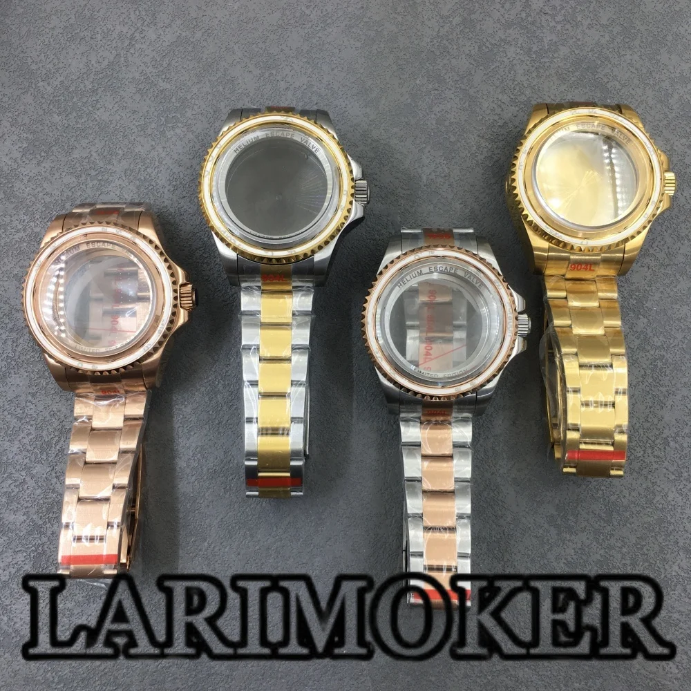 

LARIMOKER 43mm Sapphire Glass Diver Watch Case for SUB GMT Watch NH34 NH35 ETA2824 Miyota8215 Mingzhu DG2813 PT5000 movement