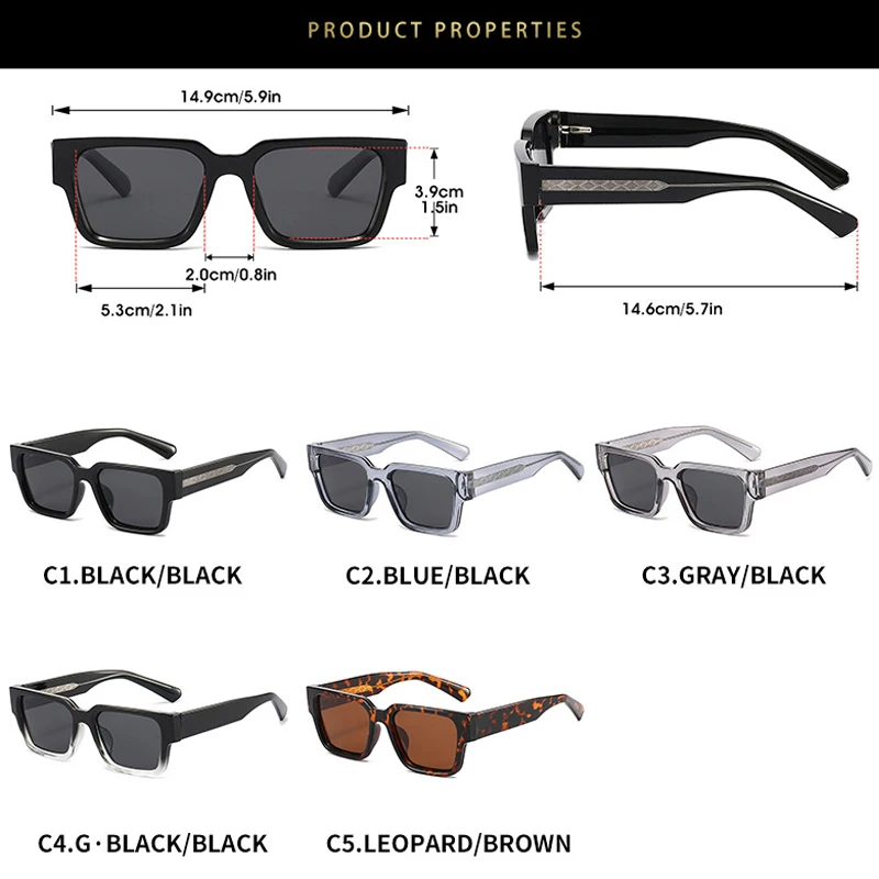 JNPCXI جديد الاستقطاب مربع الرجال النظارات الشمسية الرجعية المسامير TR90 النساء رمادي ظلال UV400 نظارات شمسية