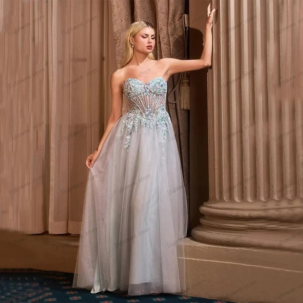 Charmante Abendkleider, Vintage-Abschlussballkleid, Spitzenapplikationen, ärmellos, rückenfrei, Roben, glamourös, Vestidos de Gala, individuell gestaltet 2026