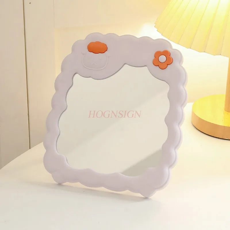 

Makeup Mirror High Definition Student Dormitory Mirror Desktop Cute Girl Dressing Mirror