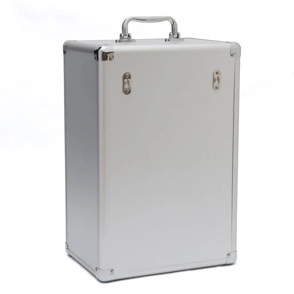 Aluminum Alloy Phone Storage Cabinet Transparent Door Phone Storage Box Storage Cabinet Practical New