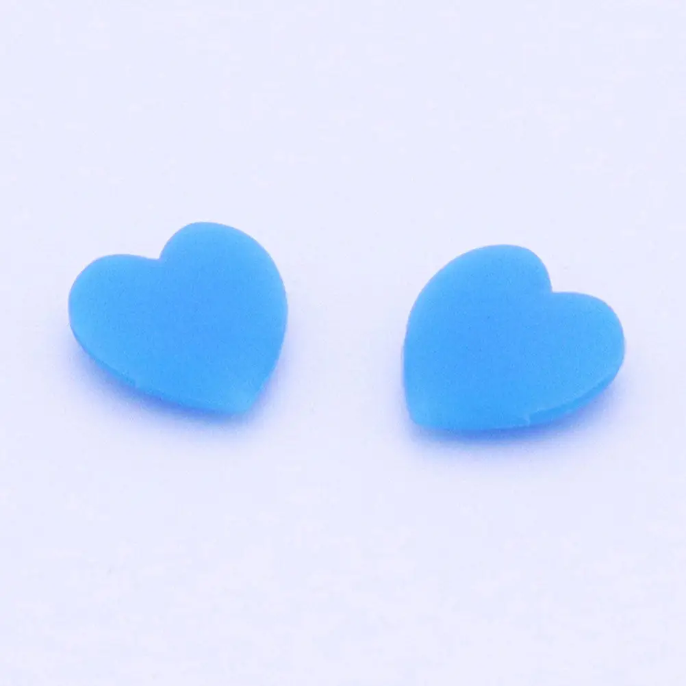 Heart Shape Silicone Eyeglass Ear Grips – Anti-Slip for Myopia, Running, Swimming, Gym & Outdoor Sports (5 Pairs)