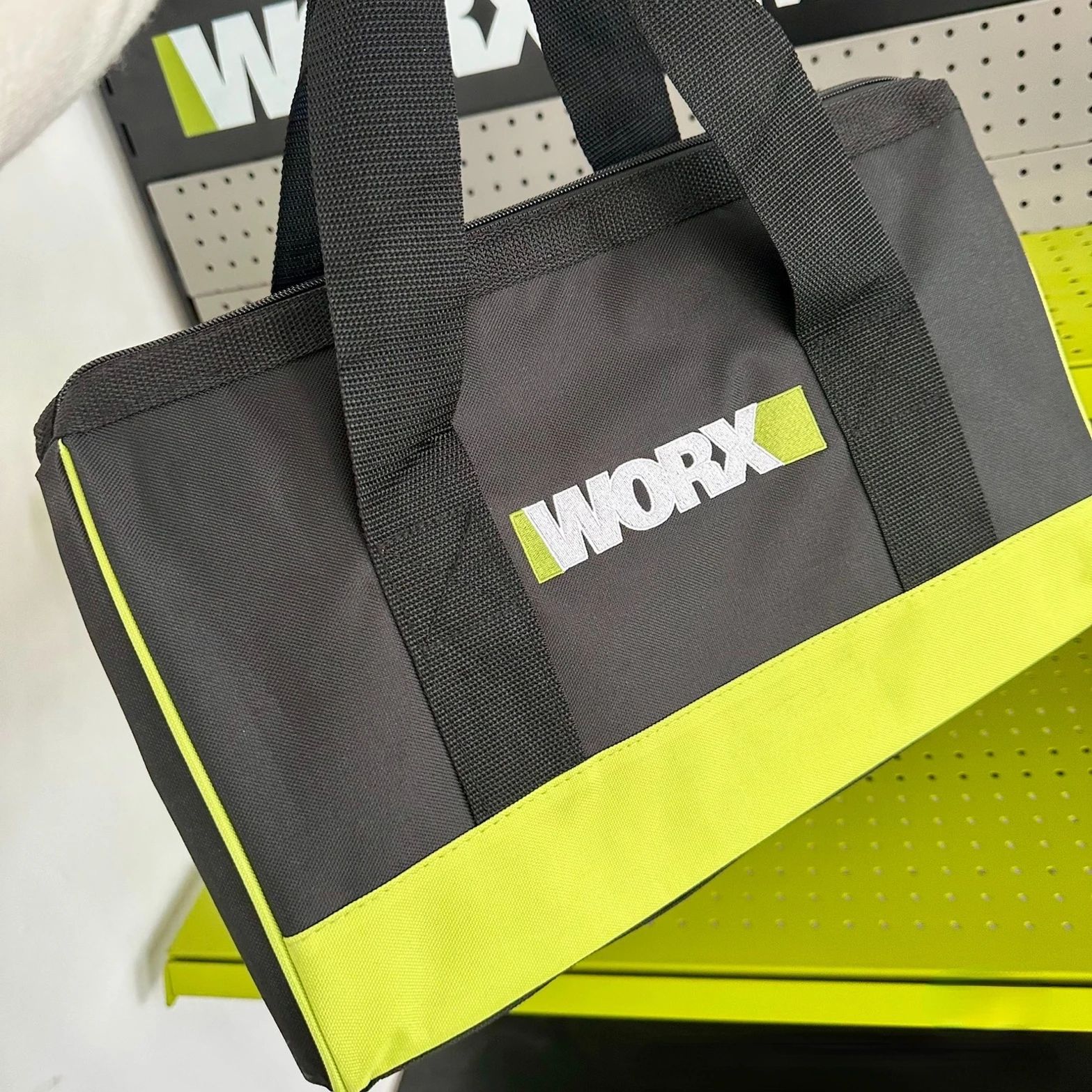 Imagem -03 - Worx-bolsa para Ferramentas com Dupla Camada Tecido Oxford Fio de Aço Impermeável Anti-queda Bolsas de Armazenamento Eletricista Wu388