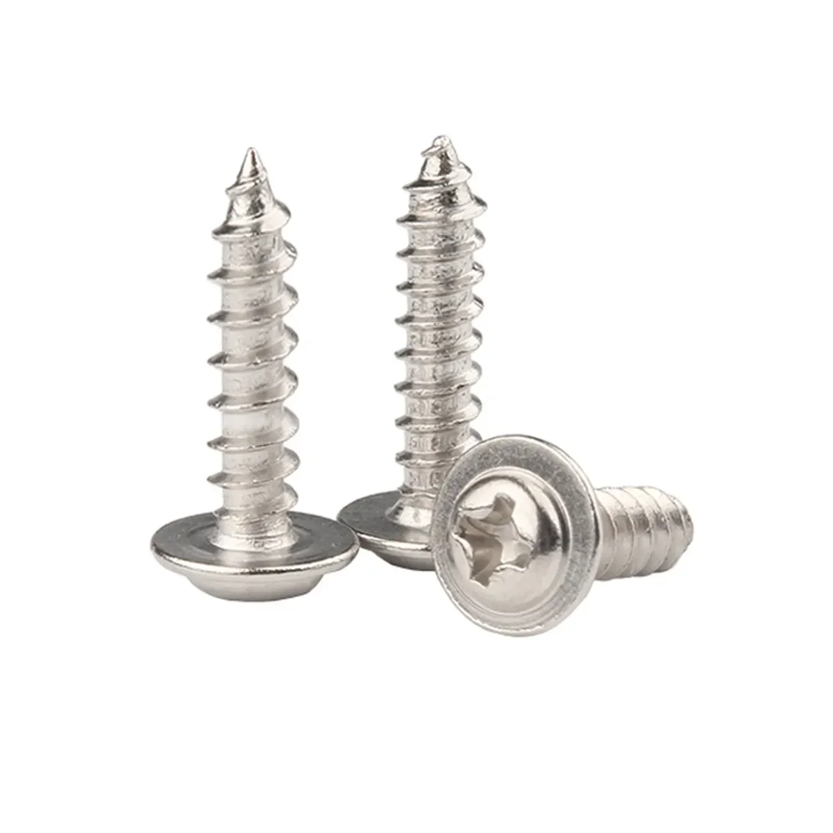 50pcs 100pcs servo screws M2.5 mm x 12mm Cross self-tapping w/ washer self tapping servo screw for FUTABA JR HITEC MKS servo