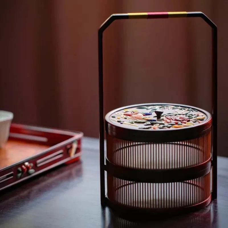 

Круглая корзина для хранения в форме утки, домашний ящик для хранения, кофейный столик