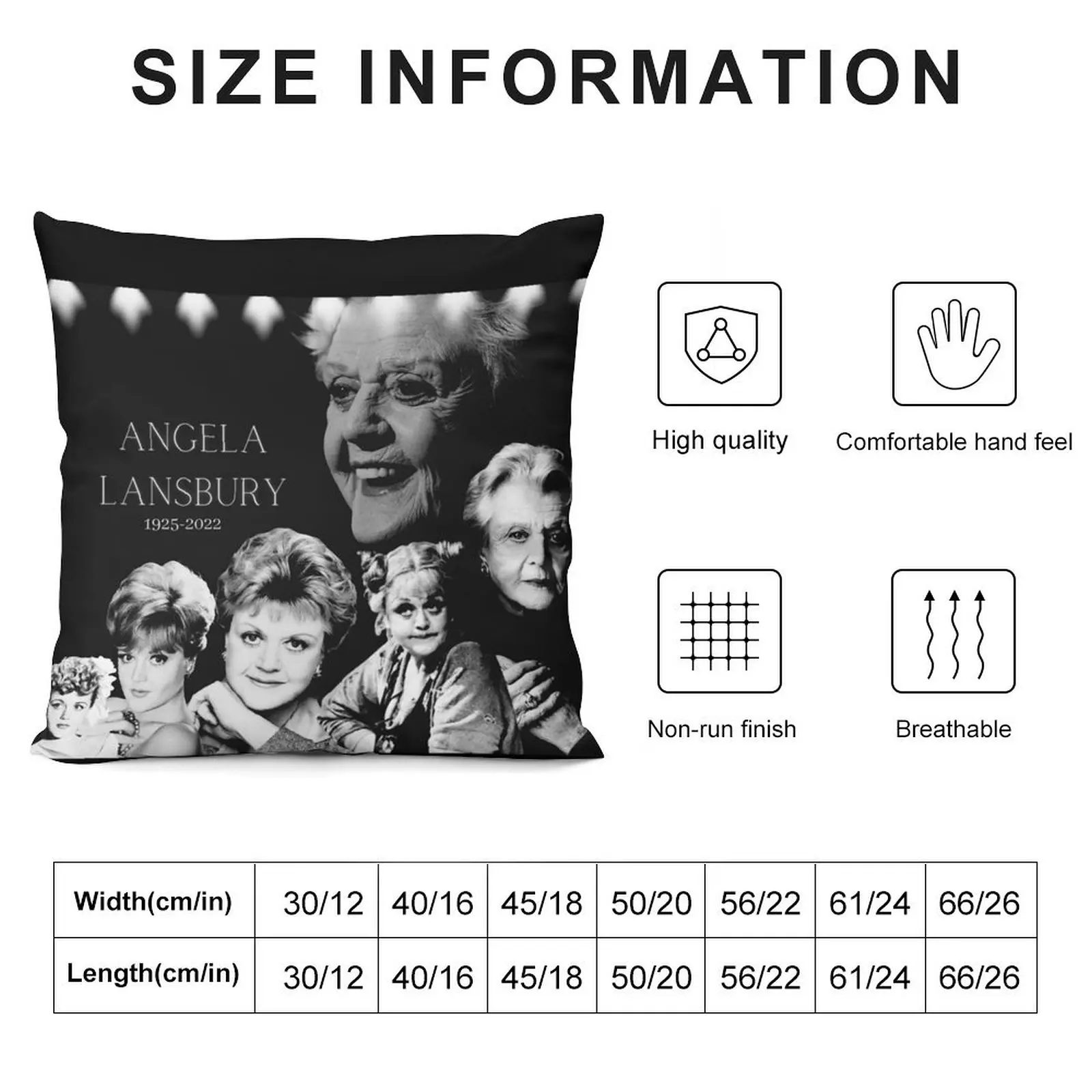 Angela Lansbury Throw Pillow Cushions For Sofa Christmas Pillowcase Sofa Cushions Decorative Cushions For Luxury Sofa pillow