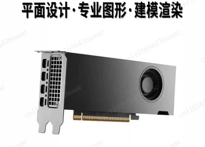 RTX A6000 48GB GDDR6 Professionelle Workstation-GPU mit 4 DP-Anschlüssen Hochleistungs-Grafikkarte