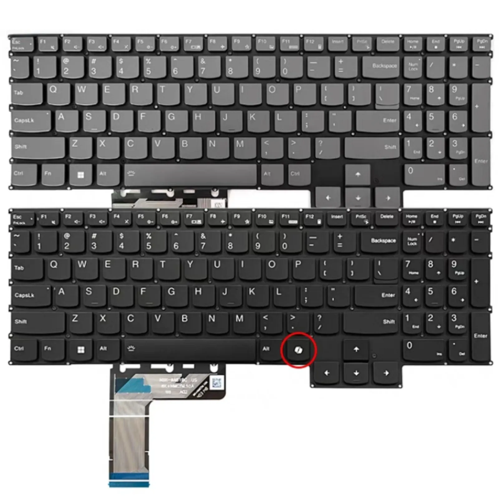 US for Lenovo GeekPro G5000 IRH8 APH8 IRX9 IAX9I AHP9 LOQ 15ARP9 15AHP9 15IAX9 15IAX9 15IRX9 15IAX9I  IRH8 APH8 LOQ keyboard