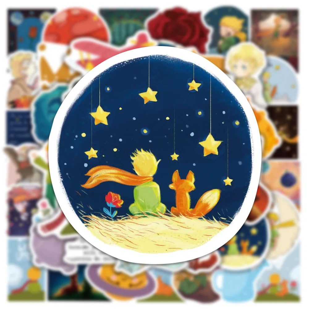 100pcs Cartoon Animation The Little Prince Water Cup Luggage Notebook Electric Vehicle Scooter Waterproof Decorative Sticker