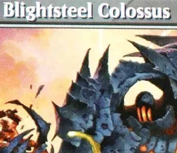 „Blightsteel Colossus/Orcish Bowmasters“ TCG M Proxy-Karten Hochwertiges Brettspiel Sammelkarten