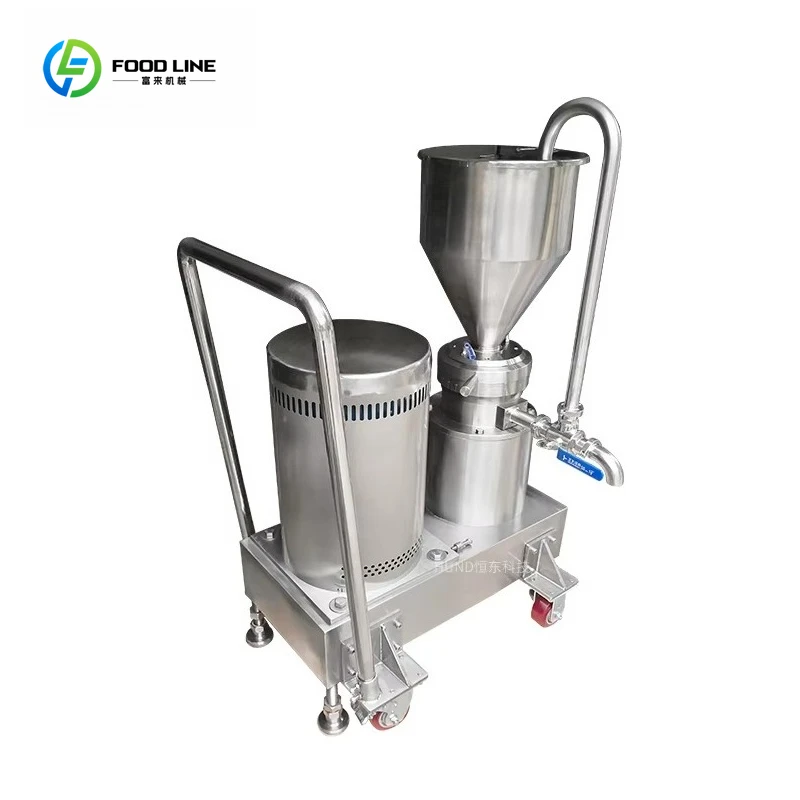 

Soy Milk Shea Refining Apple Sauce Industrial Almond Butter Production Equipment