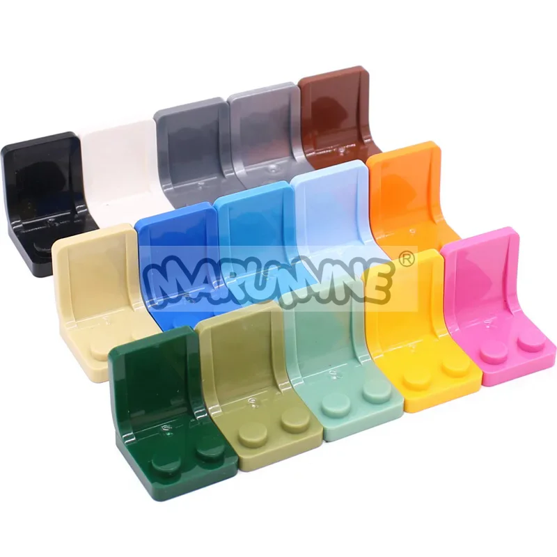 Marumine 50 peças de carro tijolos moc 2x2x2 utensílio assento cadeira 4079 compatível caminhão bloco de construção acessórios montar modelo kit