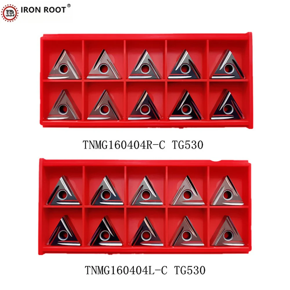 IRON ROOT CNC Lathe Turning Tool Cermet Insert TNGG160402R-C,160402L-C,160408R-C,160408L-C,TG530 Turning Milling Tool For  MTFNR