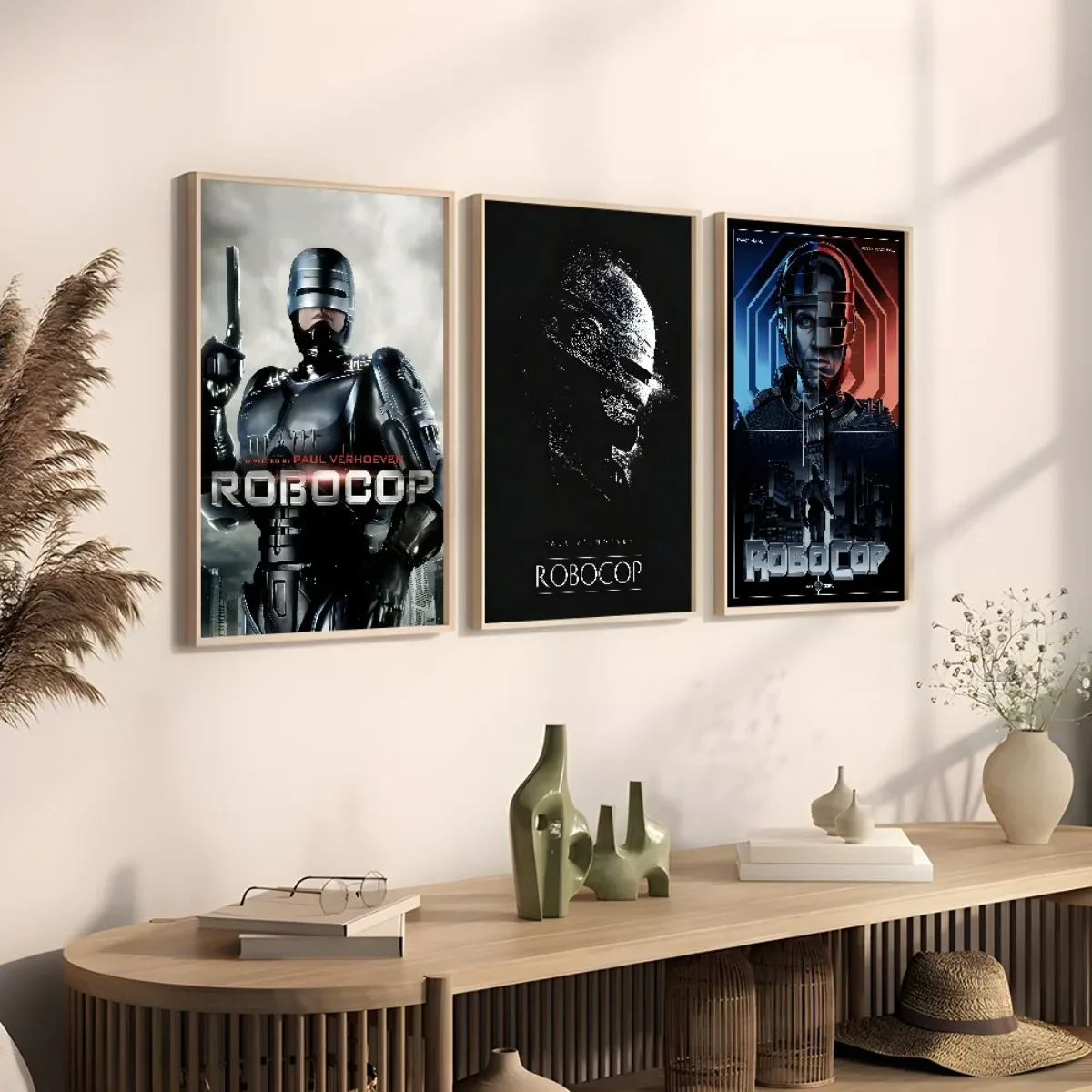 Old Film R-Robocop Movie Poster Wall Art Painting Study  Home Decor