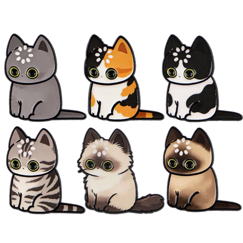 Enamel Pins Loading Cat Brooches Badges Cute Animal Brooch Pines Men Lapel Pins Badge on Backpack Clothing Accessories DIY Gifts