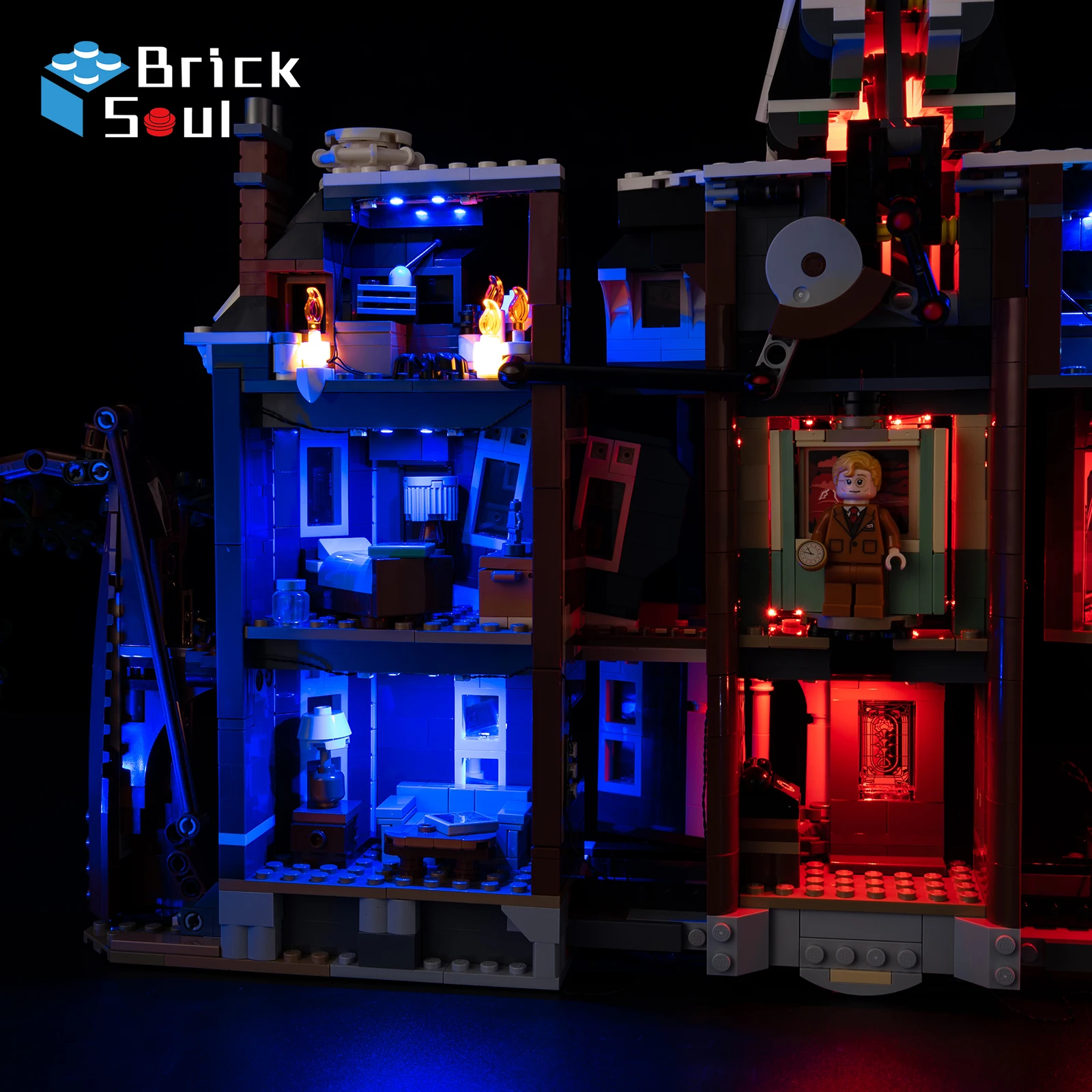 Kyglaring LED 조명 세트 레고용 DIY 장난감: 기묘한 이야기: 크릴 하우스 11370 빌딩 블록(모델 없음)