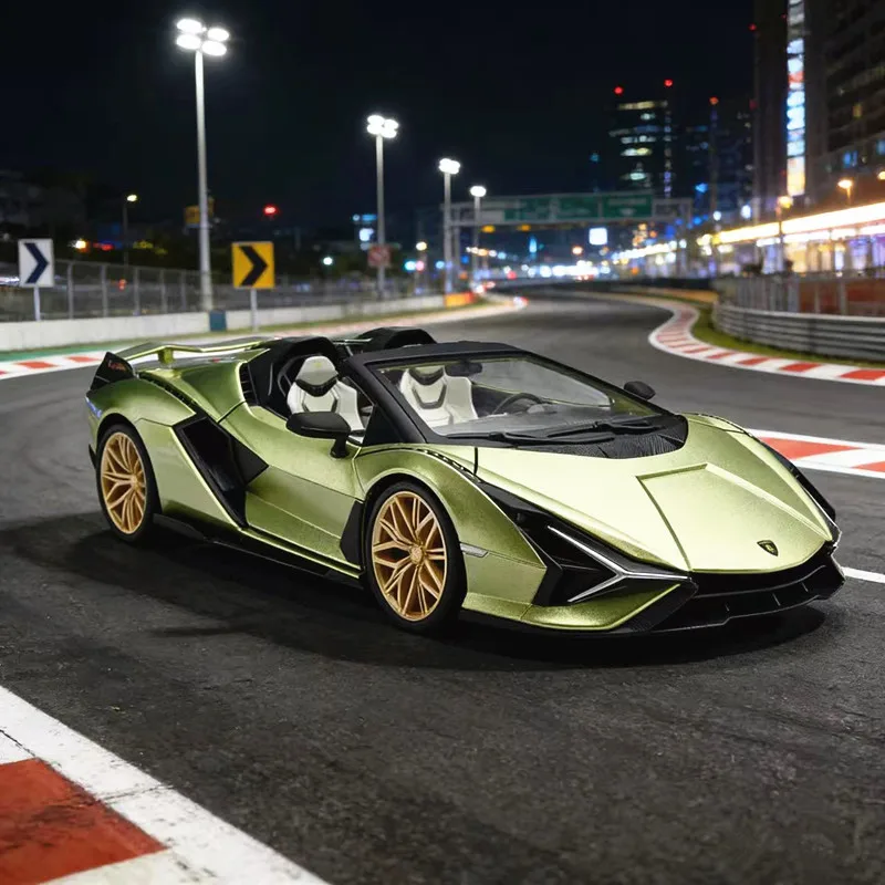 

1:18 SIAN Alloy Roadster Sports Car Model Diecast Metal Track Racing Car Vehicles Model High Simulation Collection Kids Toy Gift