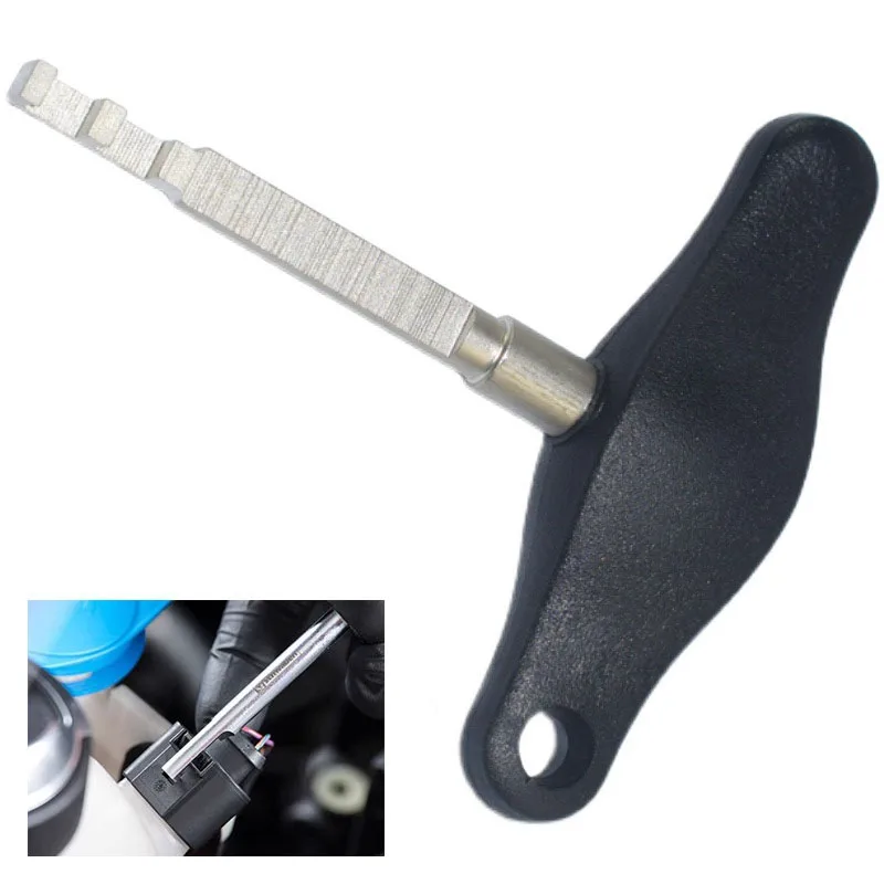 Для VW AUDI VAG автомобильная вилка, инструмент для удаления разблокировки, Т-образная ручка, автоматический терминал, съемник электрической вилки, ручные инструменты для разборки