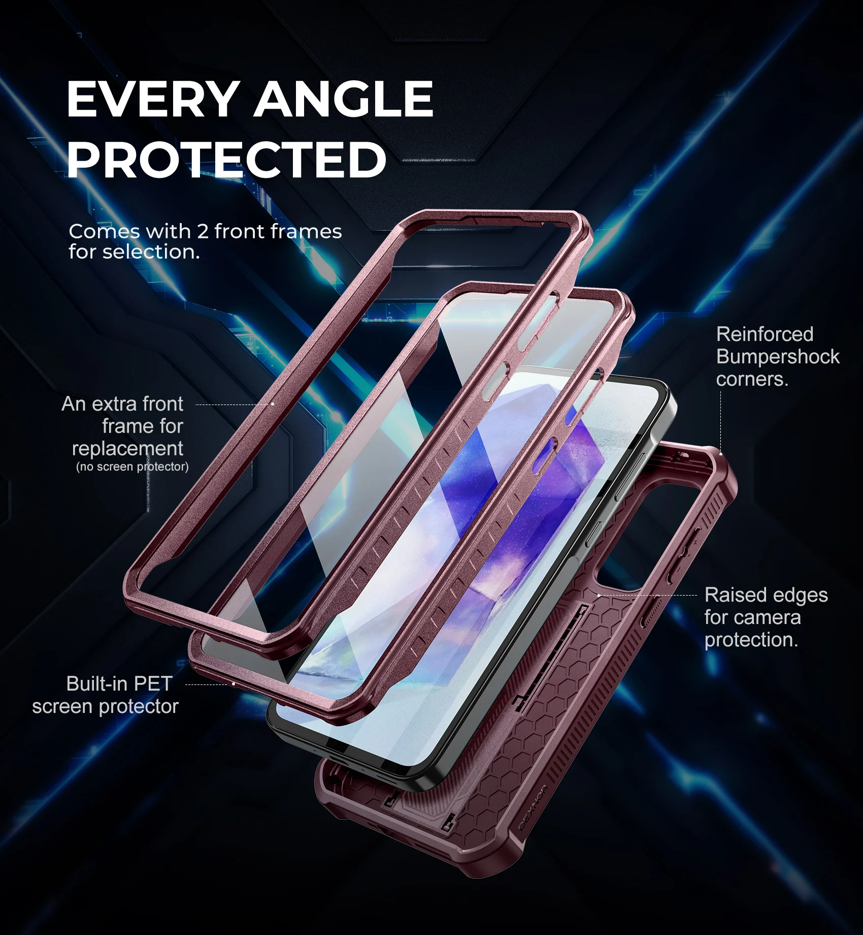 サムスンギャラクシー A35 5 グラムケーススクリーンプロ - Phone Cases Uae のレビューと価格