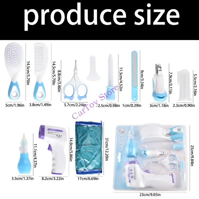 

Complete Infant Care Stainless Steel Safety Scissors Nasal Suction Device Baby Shower Christmas Present