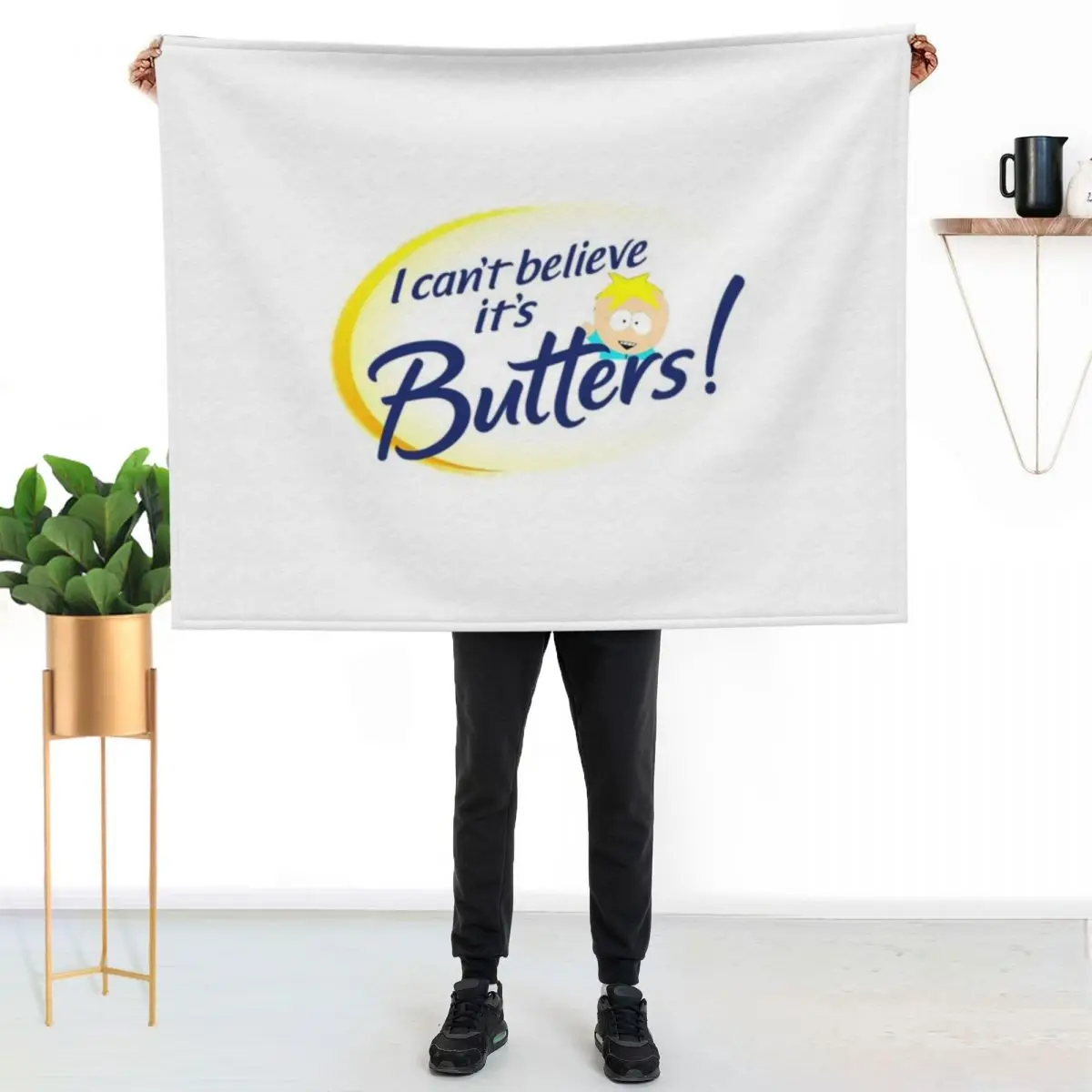 I can't believe it's Butters! Throw Blanket Sofa sofa bed christmas decoration Designers For Sofa Thin Hairy Blankets