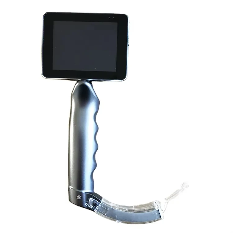 

Portable Medical Anesthesia Video Laryngoscope with Stainless Steel Reusable Blades