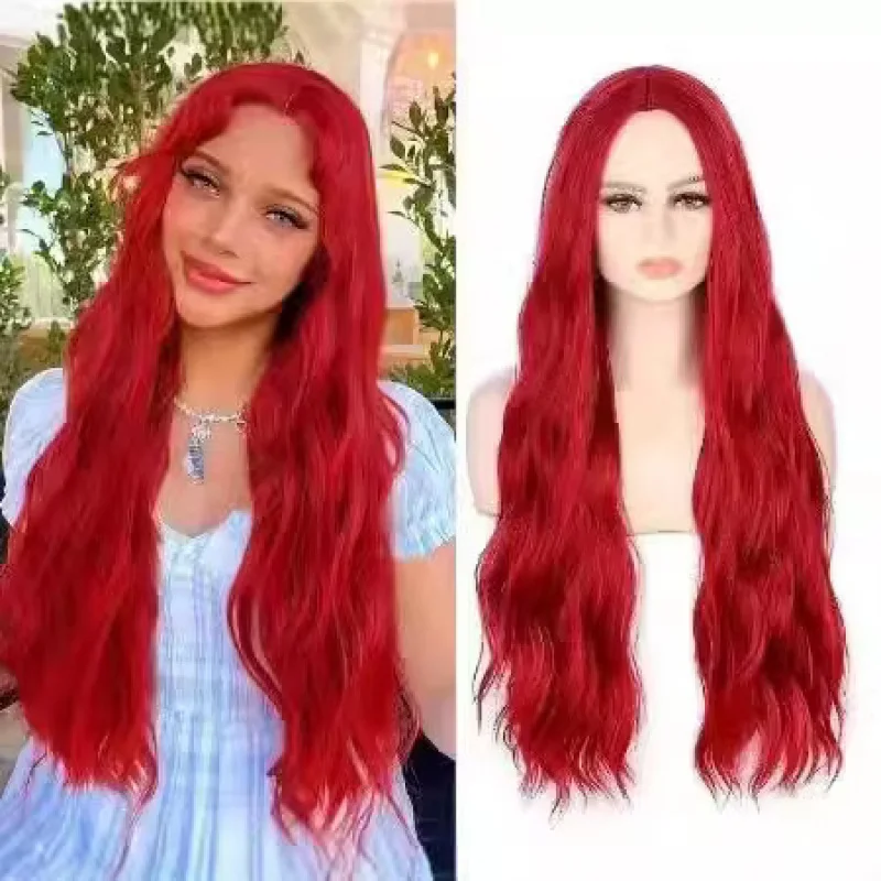 European and American fashion , African large wavy long curly hair wigs