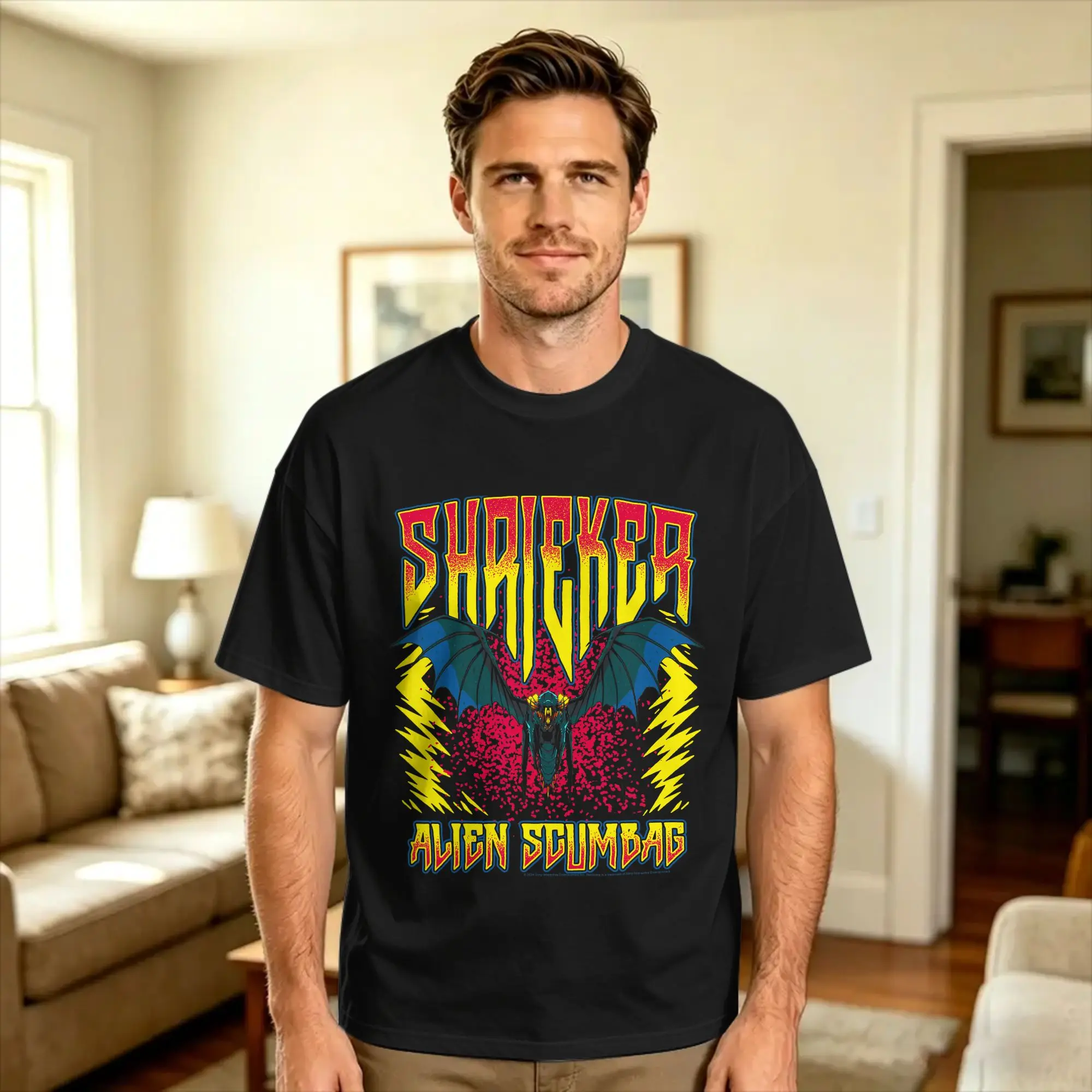 Hell Divers 2 Video Game Shrieker Scumbag T-Shirt Mens  Funny T-Shirts Summer Crewneck Leisure Tee Shirt Casual Plus Size Tops