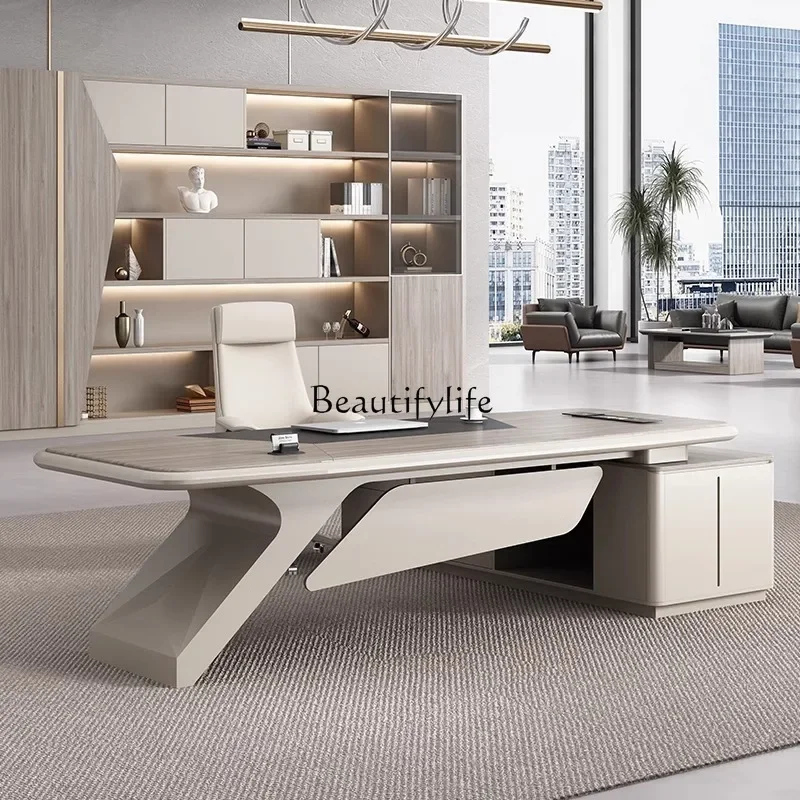 LJYSimple e moderno CEO chefe mesa de escritório