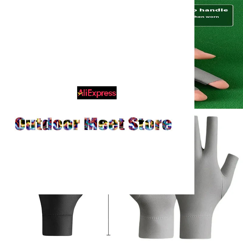 

Pool gloves with exposed fingers Billiards Glove Enhanced Grip Left Hand Open Finger Billiards Gloves Snooker Table Tennis Glove