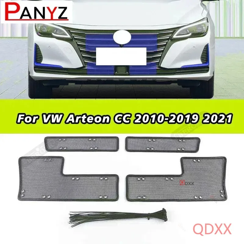 For VW Arteon CC 2010-2019 2021 Front Grille Insert Net Anti-insect Dust Garbage Proof Inner Cover Mesh Decoration