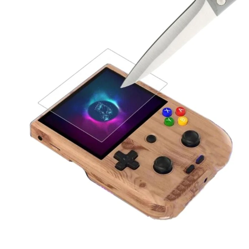 واقي شاشة من الزجاج المقسى لشاشة RG405V المضادة للخدش طبقة رقيقة واقية لوحدة التحكم في الألعاب