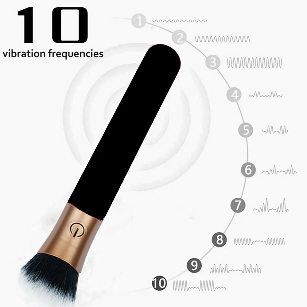 Bullet Vibrator Makeup Brush AV Magic Wand Massager Mini Vibrators Nipple Clitoral Vibrator G Spot Stimulator Sex Toys For Women