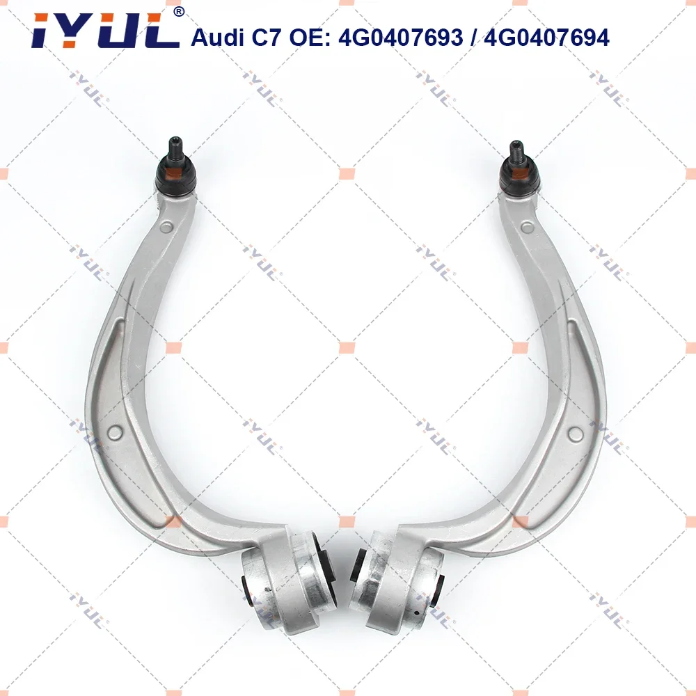 IYUL 16 Pieces Front Axle Suspension Control Arm Ball Joint Stabilizer Link Tie Rod Kits For Audi A6 C7 4G0407693