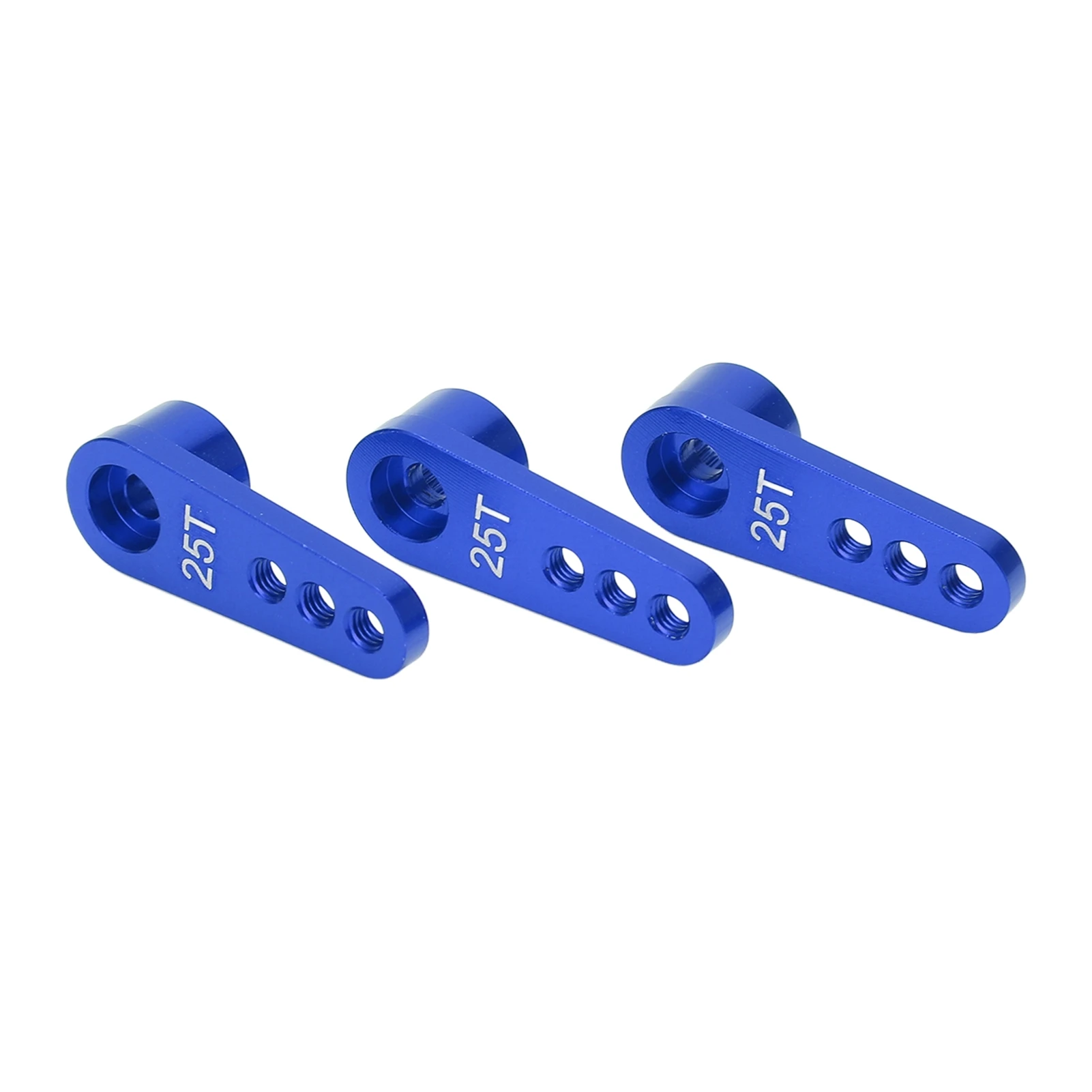 3pcs RC Aluminum 25T Servo Horns Metal Steering Arm for 1/8 1/10 RC Car Upgrade Parts - view 5