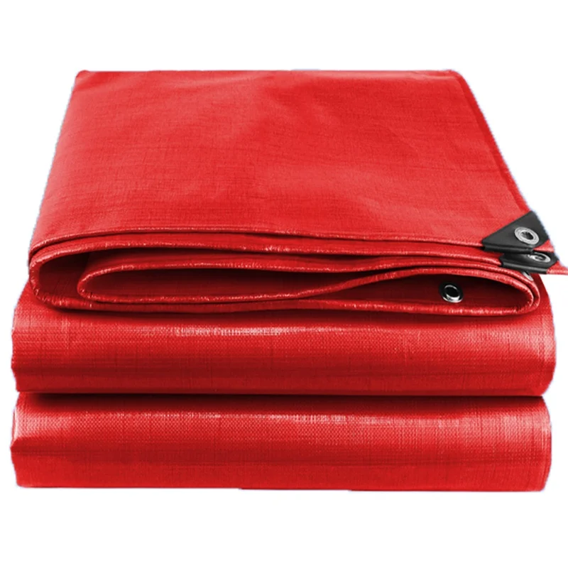 180GSM Red PE Tarpaulin Waterproof Polyethylene Light Weight Roof Cover Poly Tarp Blue PE Tarp Sheet