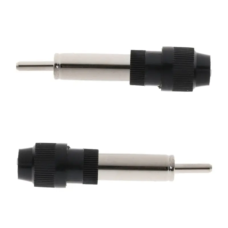 2pcs Plastic Handle Diy Aerial Adapter Socket Male Car Auto Radio Steoro Aerial Antenna Plug Repair Adapter Connector