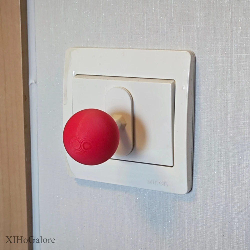 XIHoGalore 3D Printed Cute Switch Lever Cover For Lamp Power Button Home Office Decoration DIY Custom Fun Novelty Accessory