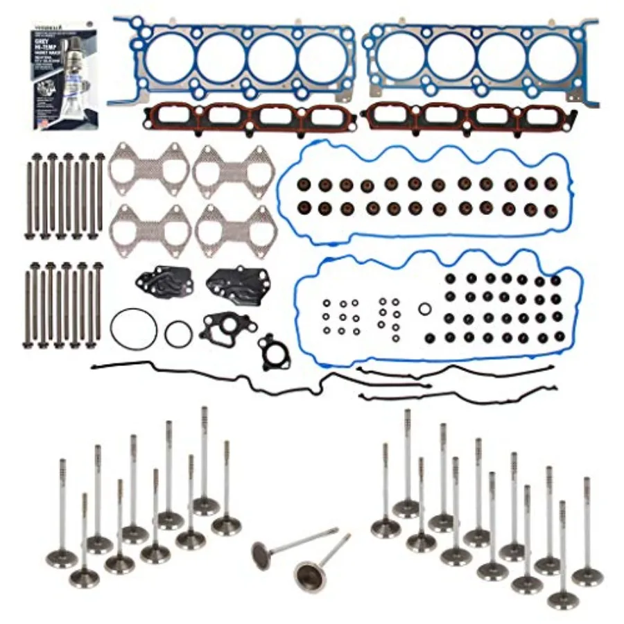 

MA9761251085 Комплект прокладок головки со впускными и выпускными клапанами для двигателя 0406 5,4 л TRITON 3VALVE SOHC, высокопроизводительное уплотнение