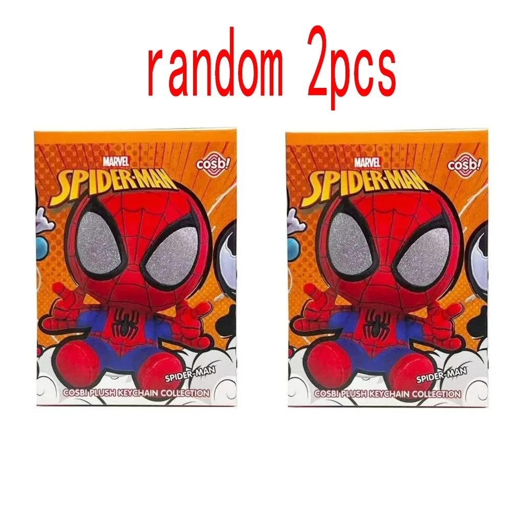 Caja Sorpresa de la Serie Spider-Man, Peluches Cosbi, Figuras de Anime, Mochilas, Colgantes, Adornos, Regalo Sorpresa para Niños, Juguetes Populares